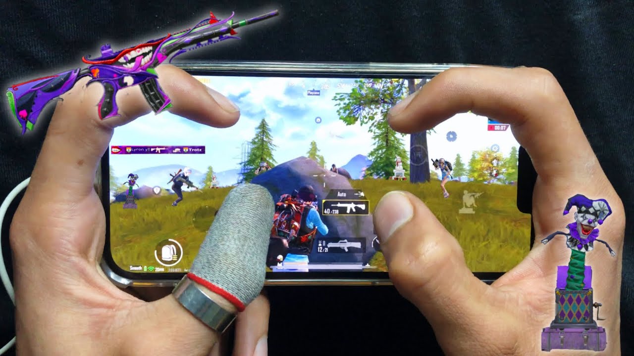 IPHONE 13 PRO ❤️ | HANDCAM |🔥 4 Finger + Gyro PUBG Mobile⚡️