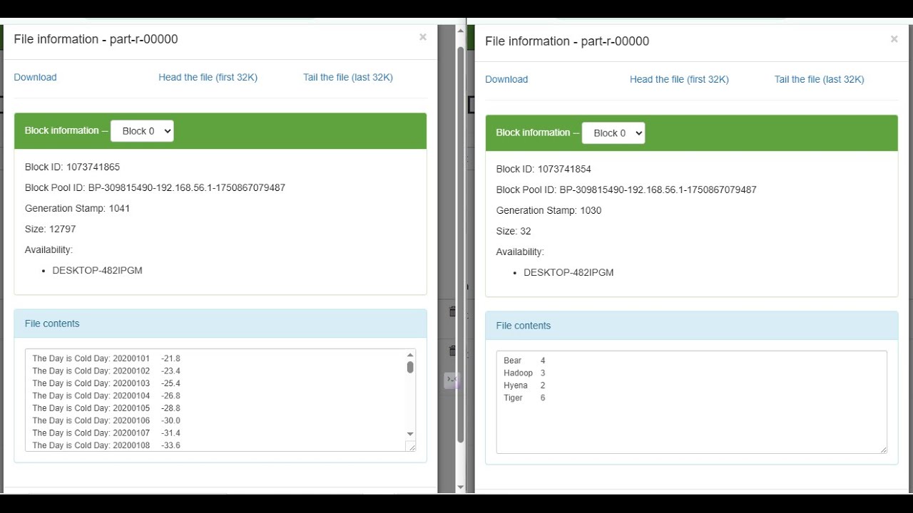 Hadoop Jobs - WordCount & MinMax Temperature (Clean Setup)