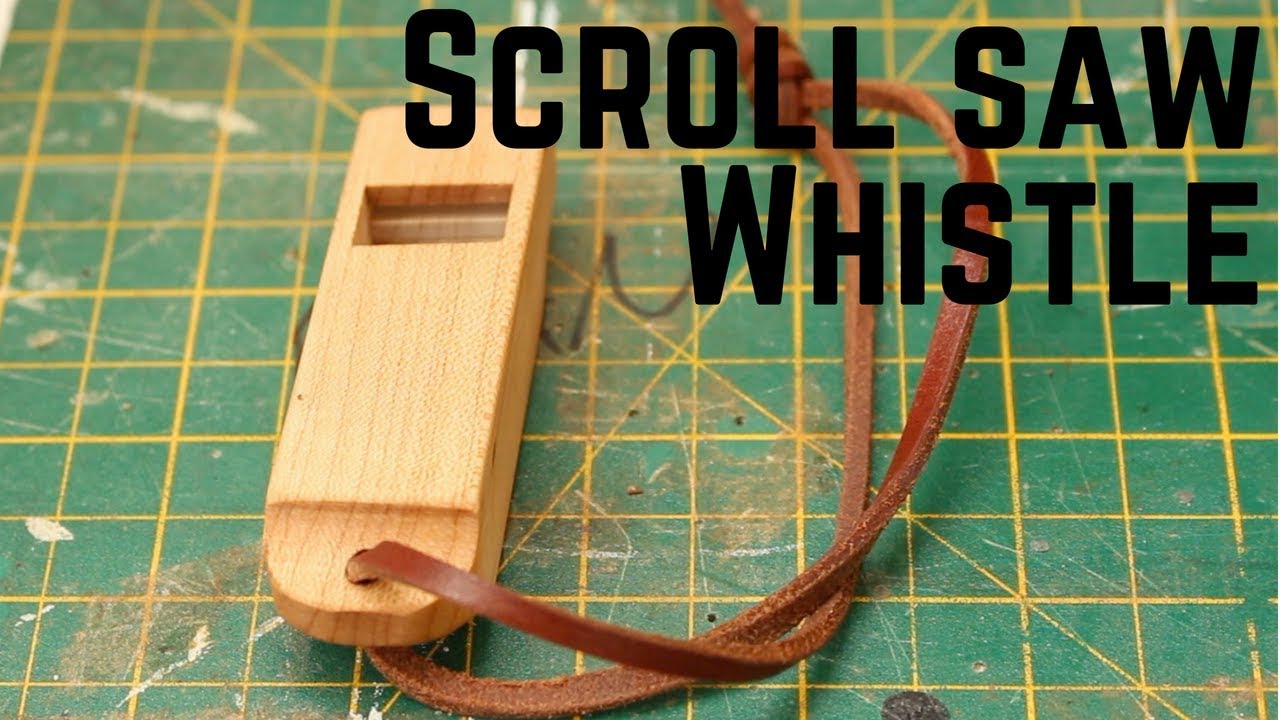 How to make a whistle on the scrollsaw from scrap wood |Brainfizz beginner project