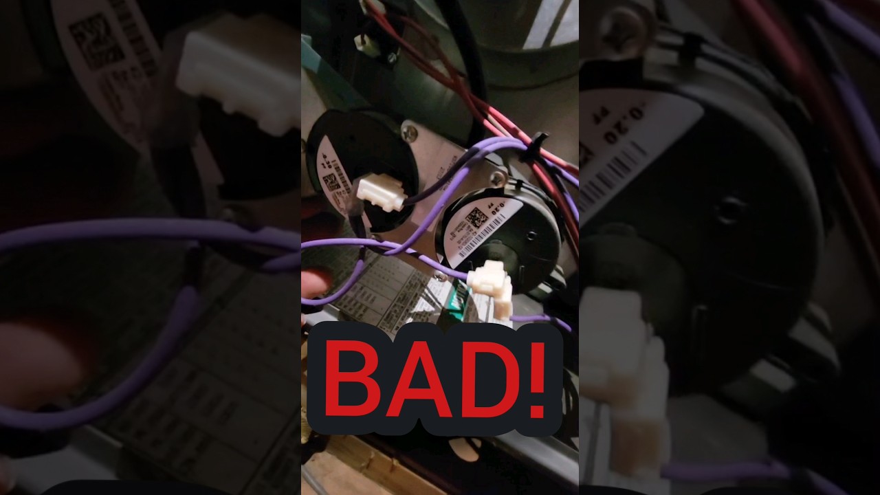 Diagnose Bad Pressure Switch on Gas Furnace HVAC in 34 Seconds #hvacmaintenance #HVAC #hvactraining