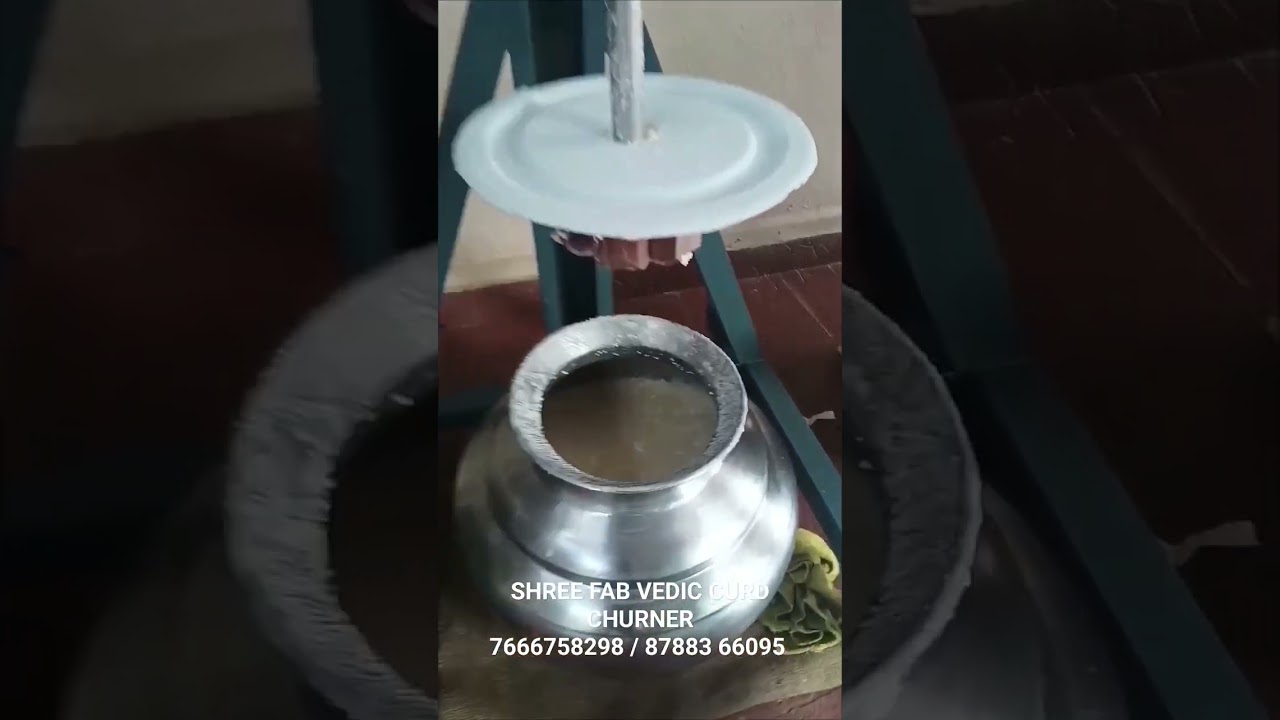 Vedic Bilona/Curd Churner-Pure A2 Butter extraction @ VC GAUSHALA Bengaluru,7666758298,87883 66095