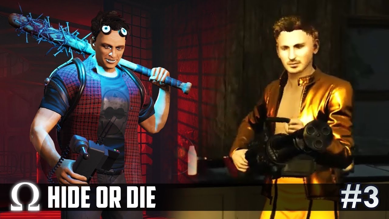 SHOCKING NEW UPGRADES + HE FOUND A MINIGUN?! | Hide or Die #3 Gameplay *NEW* DBD / F13 Style
