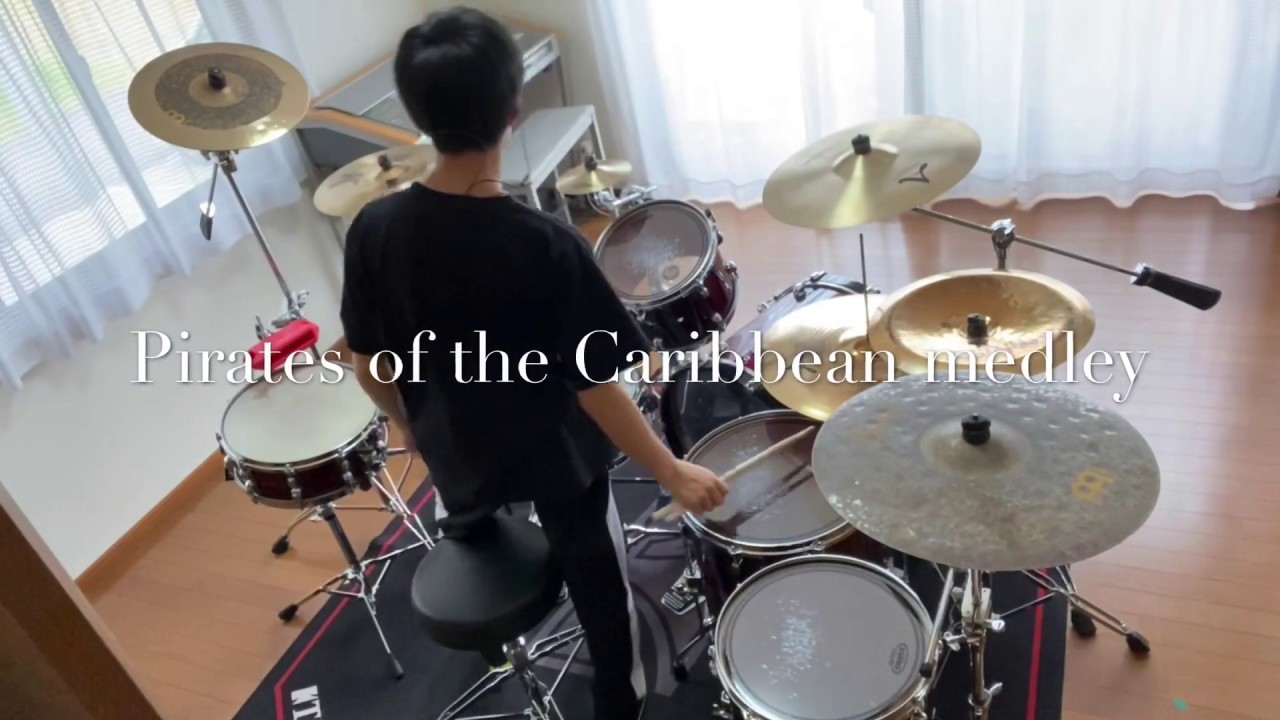 Pirates of the Caribbean medley drum cover