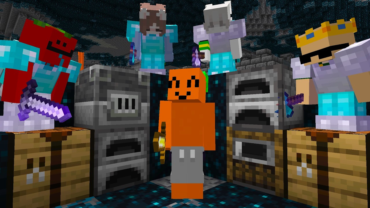 Minecraft Speedrunner VS 4 Caçadores FINAL