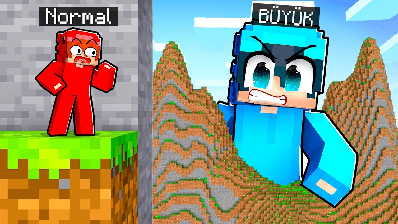 KÜÇÜK vs DEV SAKLAMBAÇ - Minecraft