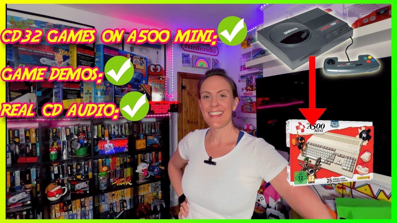 КАК ДОБАВИТЬ ИГРЫ Amiga CD32 НА AMIGA 500 MINI