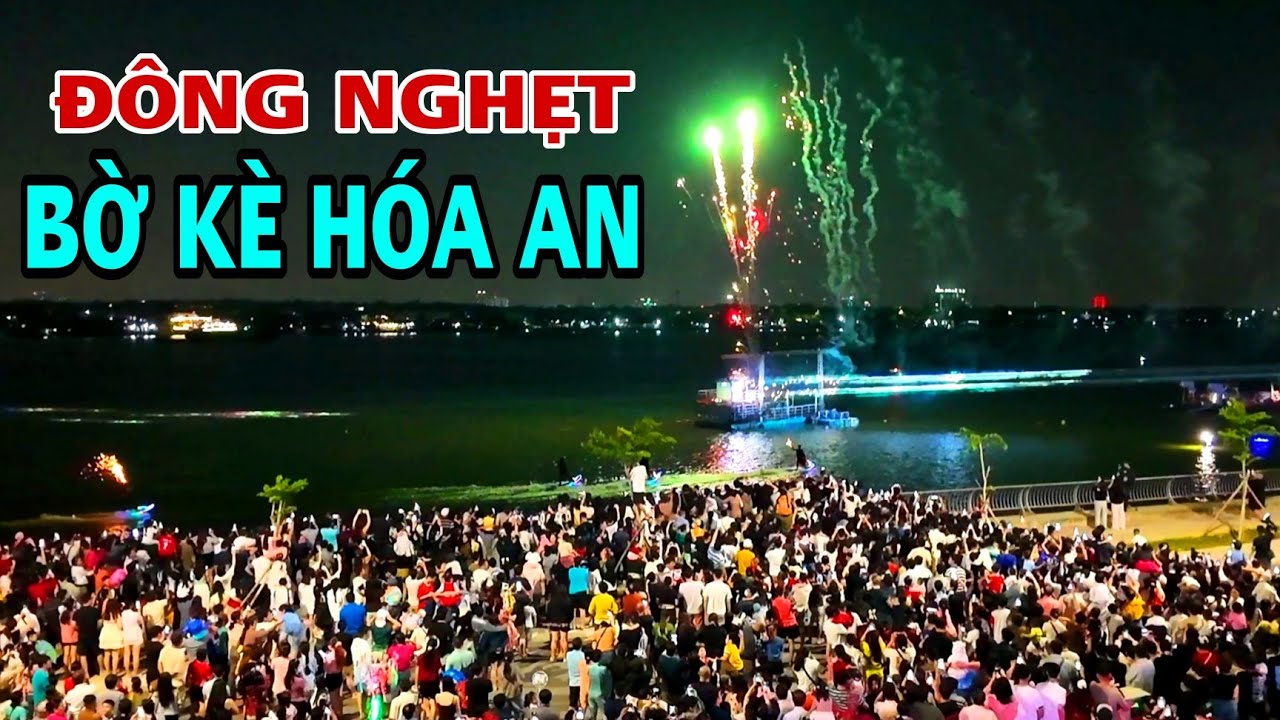 ĐÔNG NGHẸT BỜ KÈ HÓA AN TRƯỚC NGÀY COUNT DOWN 2025 CHUẨN BỊ NĂM MỚI 2026 .