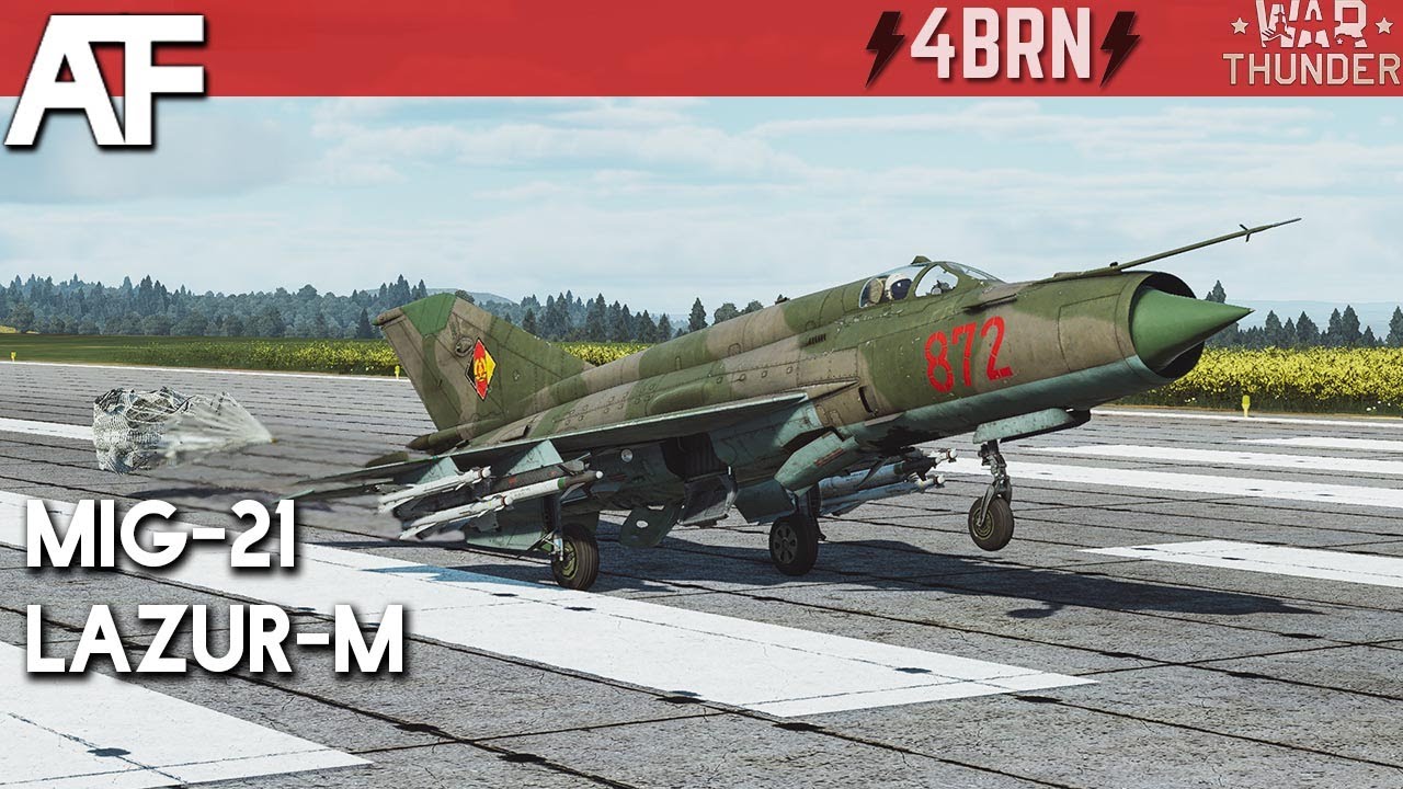 War Thunder - MIG-21bis Lazur-M | Gameplay Lietadlá CZ/SK