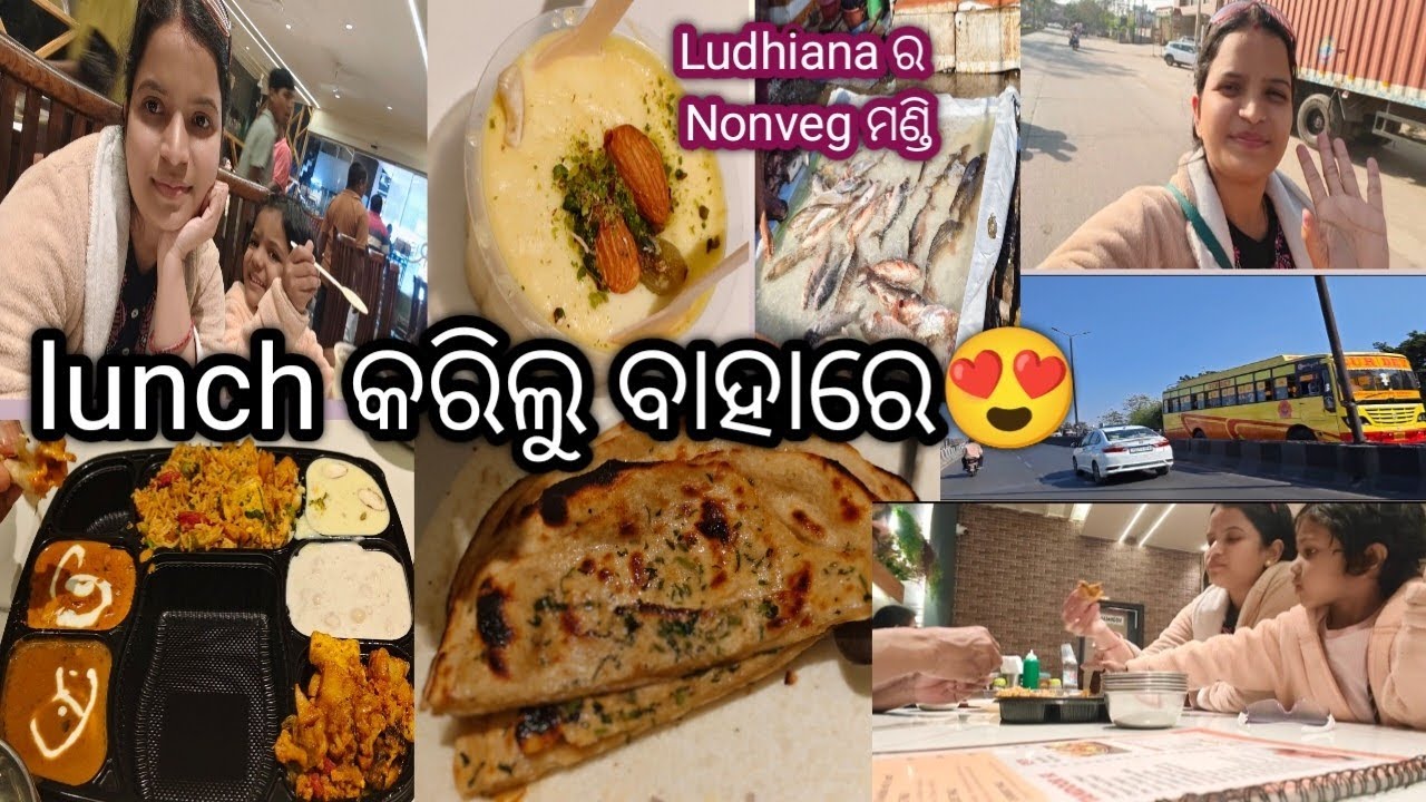 ମୋରୋ fevorite ଜାଗା ରେ lunch କଲୁ😍 || ludhiana ର Nonveg market ||