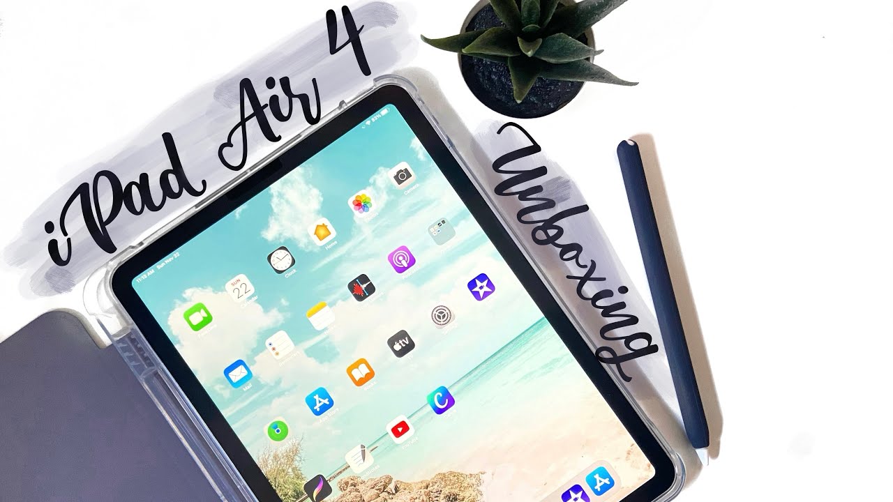 iPad Air 4 (2020) unboxing + accessories