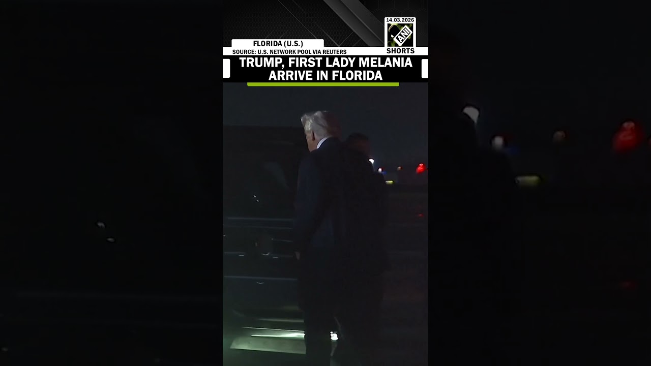 Watch! U.S. President Donald Trump, First Lady Melania Trump arrive in Palm Beach