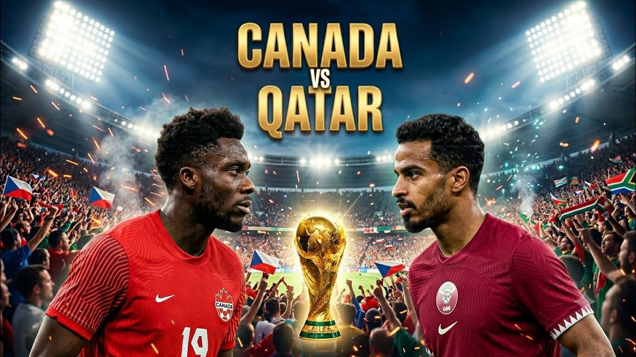 Canada vs Qatar | 2026 FIFA World Cup | Match 26 Highlights