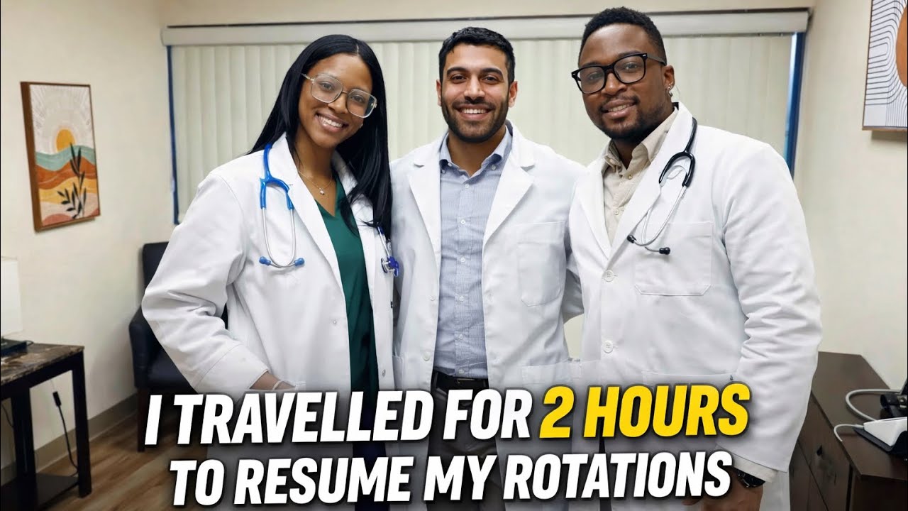 I Travelled for 2 Hours to Resume My Clinical Rotations in New Jersey.