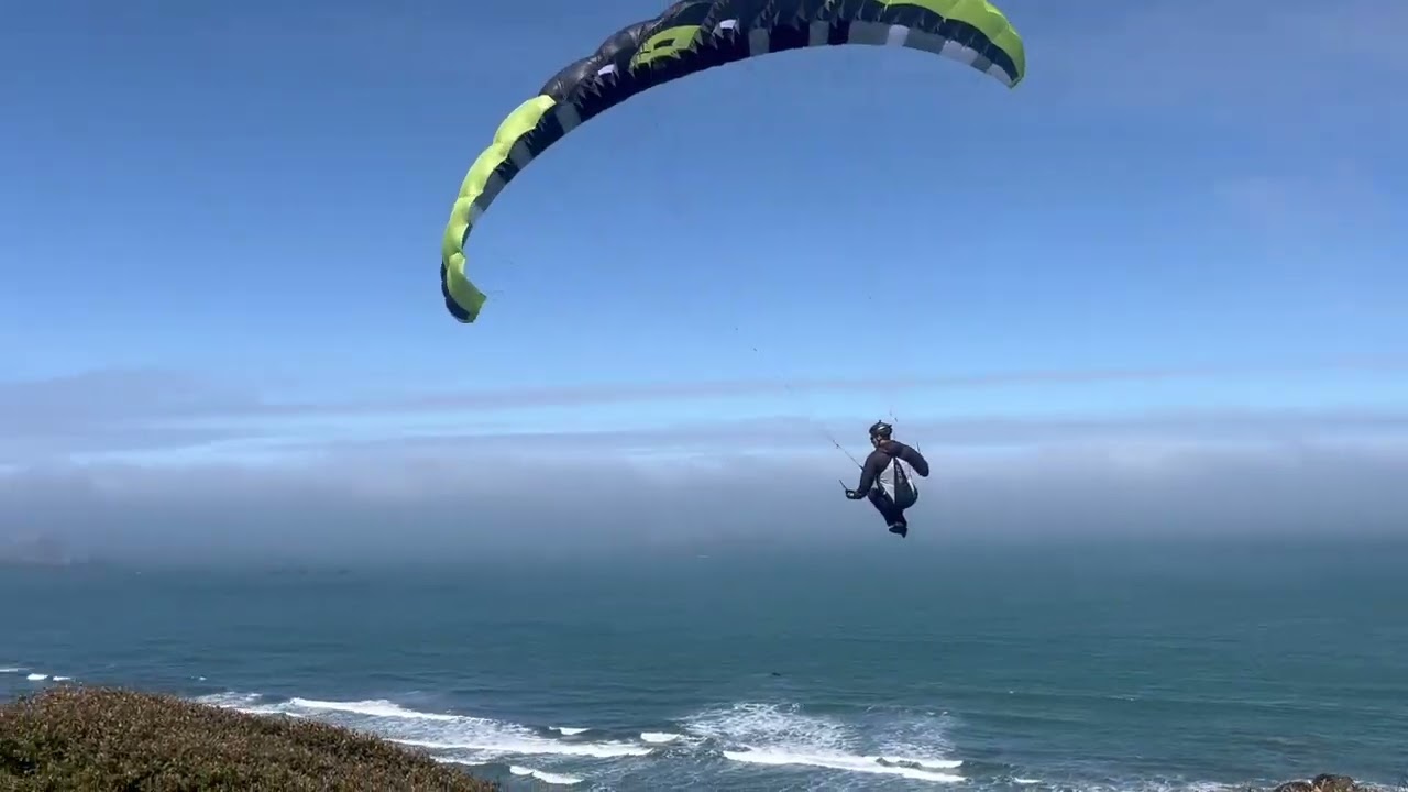 Paraglidng w/ Gulls on Dudek Run & Fly 2