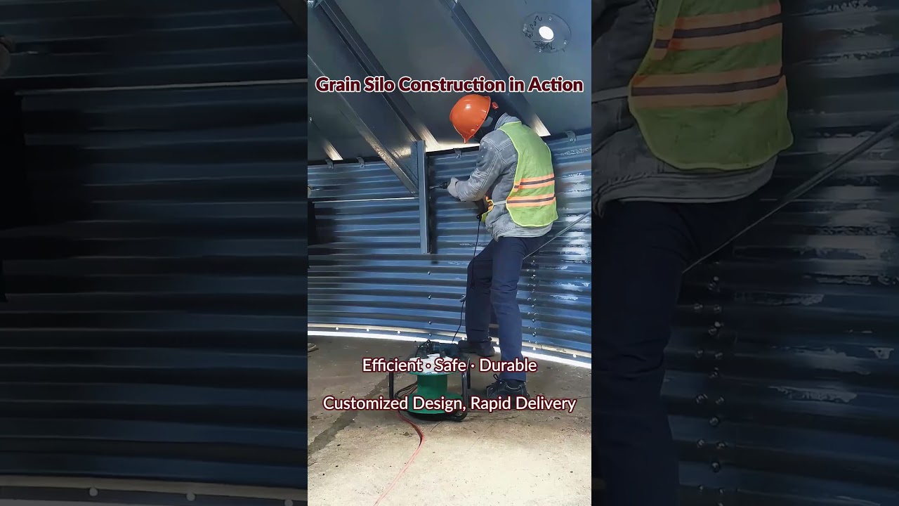 Grain Silo Construction in Action
