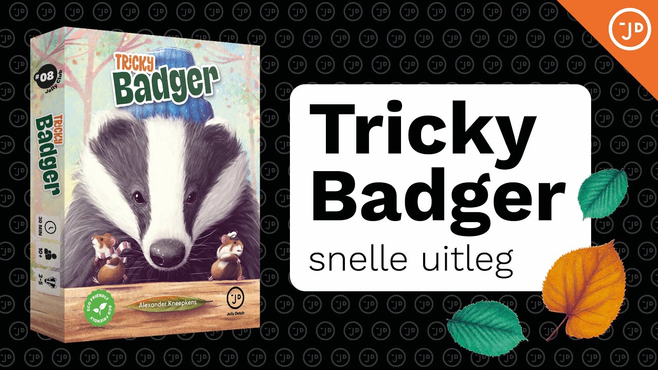 Tricky Badger Speluitleg - Jolly Dutch