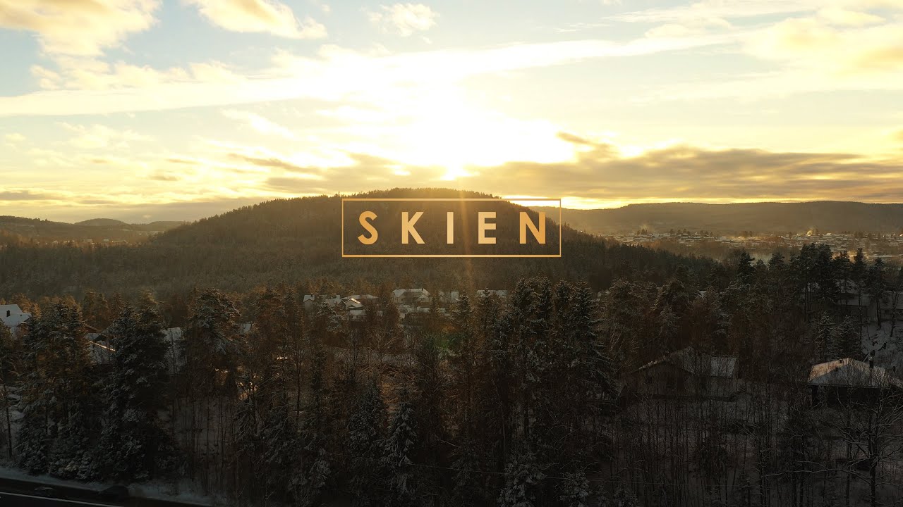 Skien, Telemark the beginning of Winter 2021