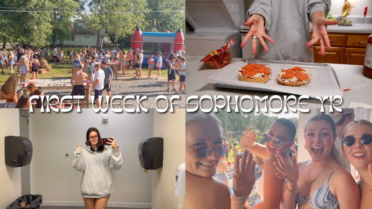 first week of sophomore year at elon university | bridget alynn ♥︎
