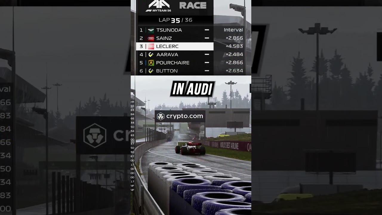 Big Gamble to NOT Pit for WETS in the Last Laps PAYS OFF!