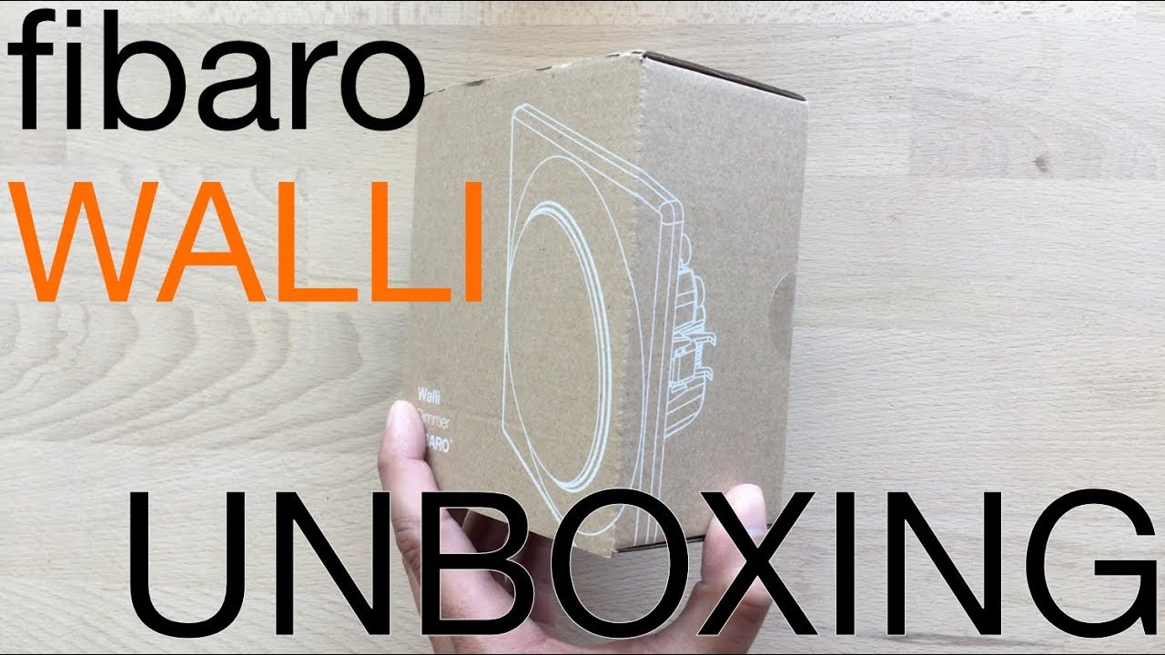 fibaro Walli Dimmer Unboxing und Inbetriebnahme und anpassen der Farbe/Helligkeit des LED Rings