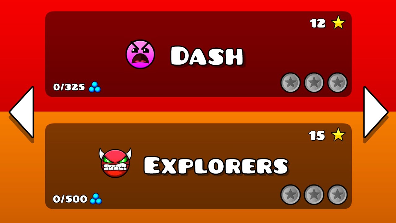 Dash, and Explorers | Geometry dash 2.2