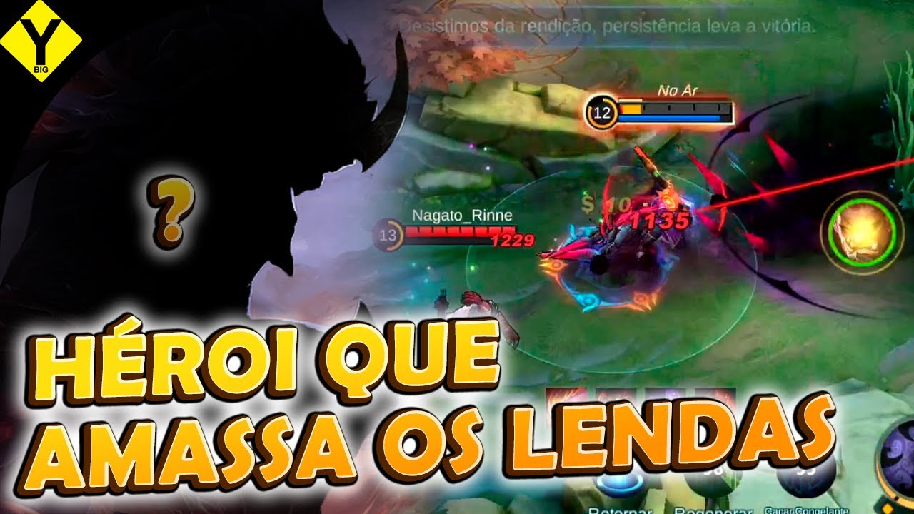 PEGUEI O HERÓI MAIS ROUBADO DO LENDA | Mobile Legends: Bang Bang