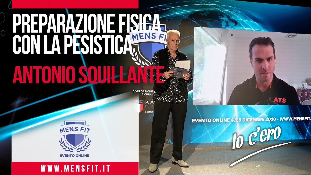Antonio Squillante al Mens Fit | Preparazione fisica con la pesistica