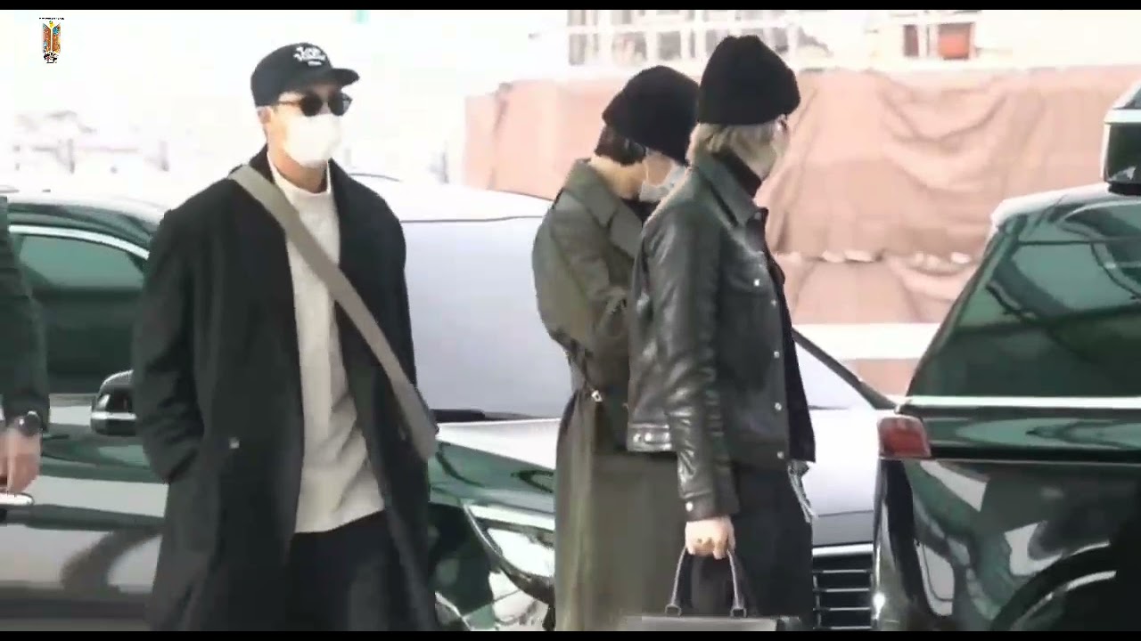 BTS at Incheon Airport | Off to LA | #haveasafeflight
