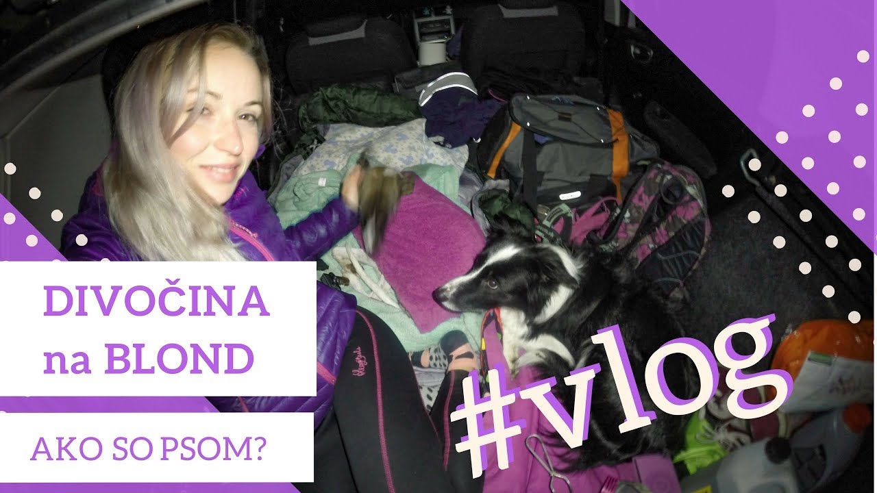 Blond&yacute;na v divočine so psami 🙈 | vlog