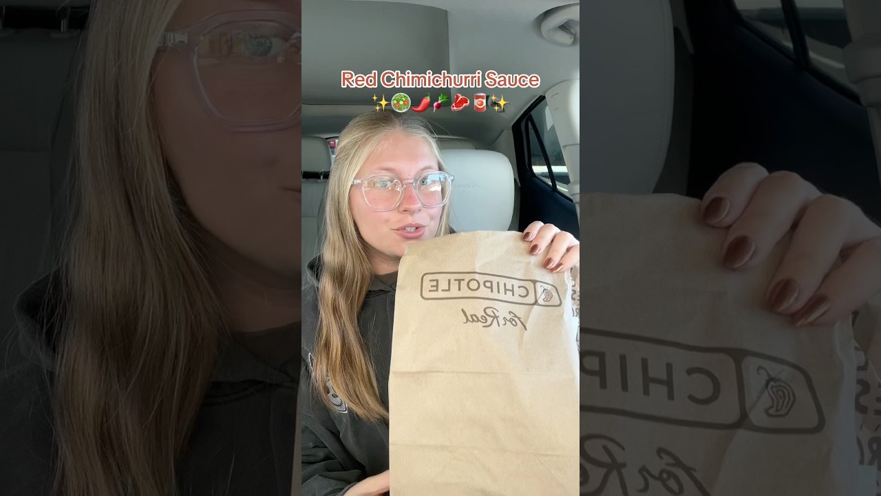 НОВЫЙ красный соус чимичурри от Chipotle 🤩😋 #chipotle #newitem #foodie #foodlover