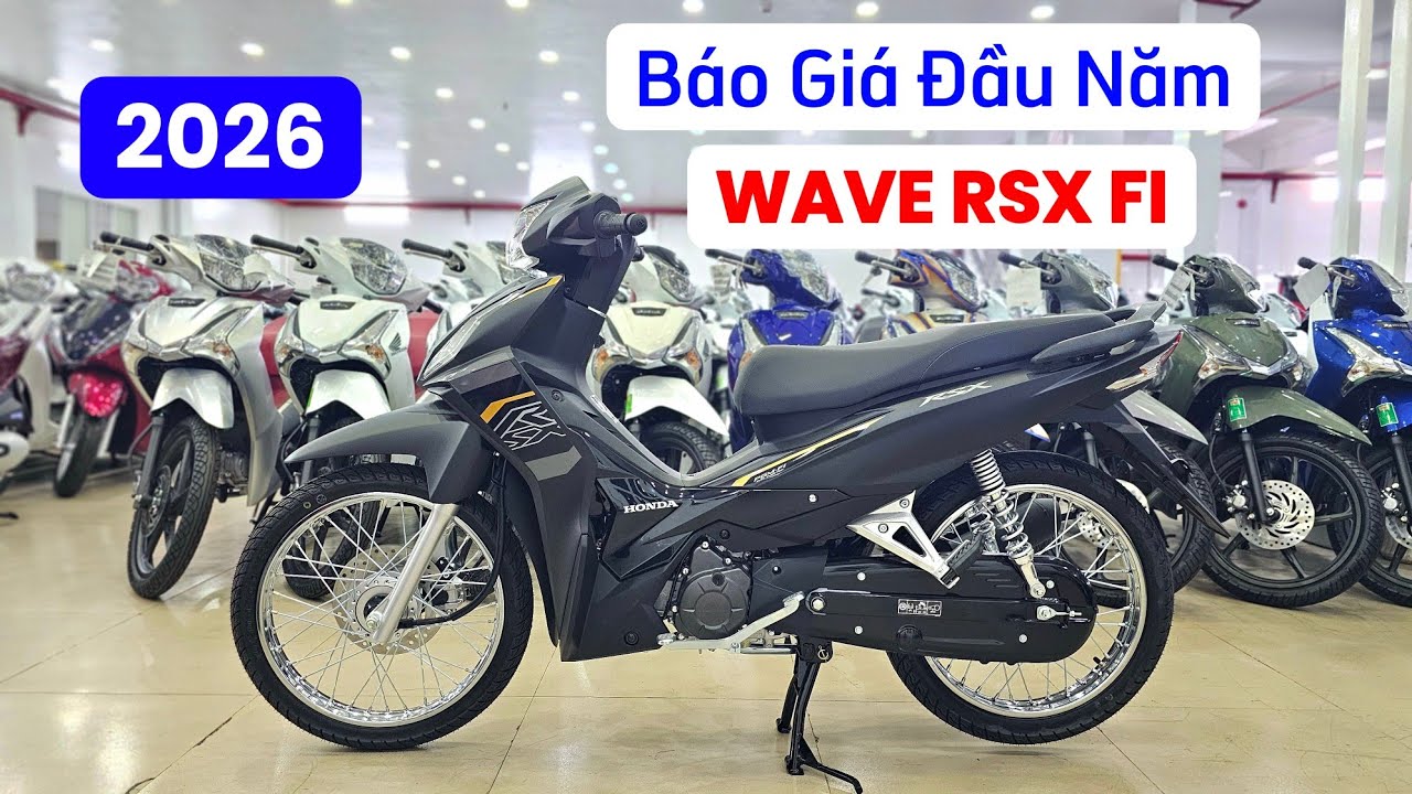 Báo giá đầu năm 2026 WAVE RSX FI tại head Huỳnh Bạch Tùng. Khải Phạm #wave #rsx #110 #110i #honda 