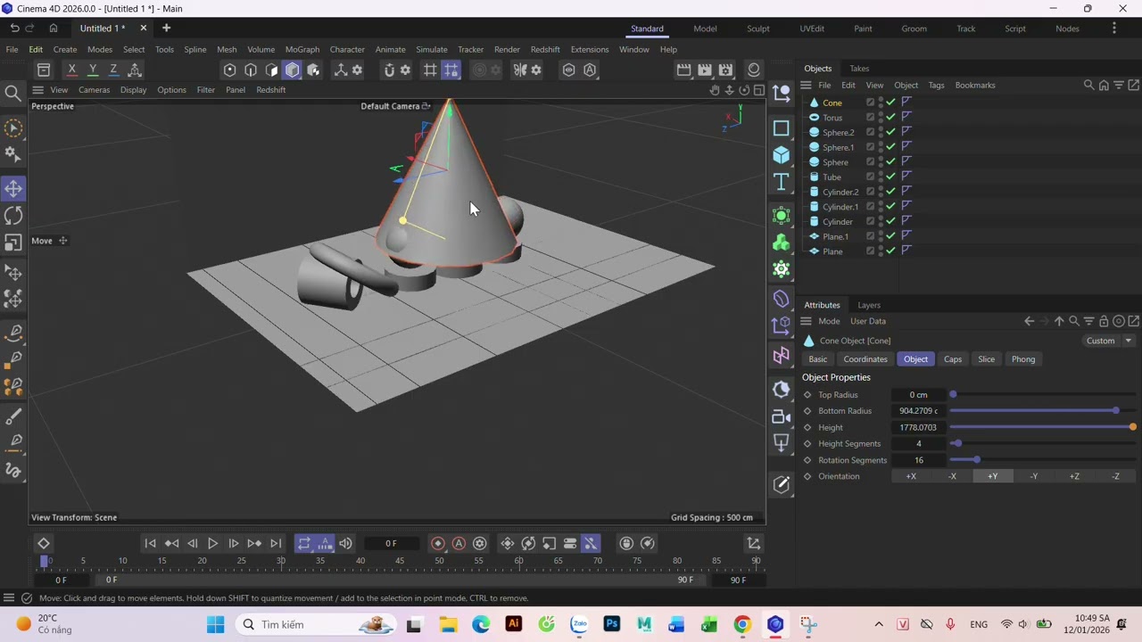 CINEMA 4D day1