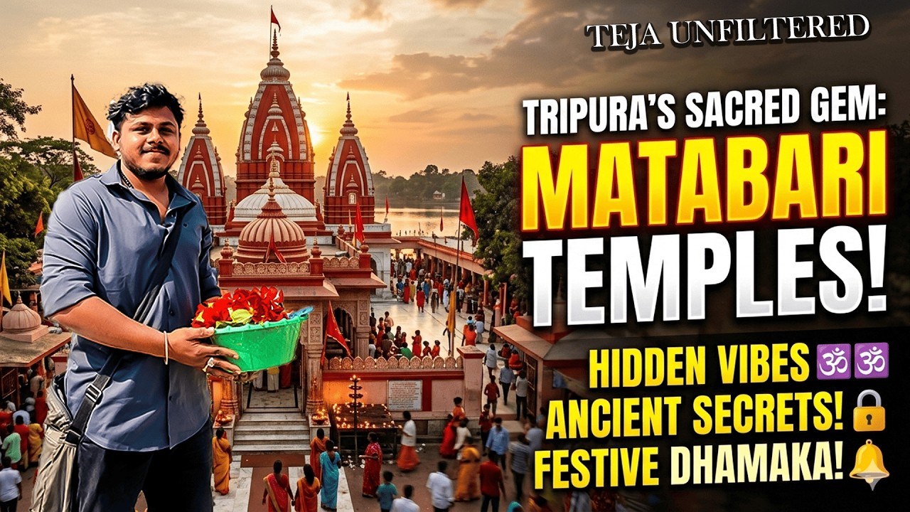 Tripura Sundari Temple 🙏 Powerful Shakti Peetham | Udaipur Tripura Telugu Vlog | teja unfiltered |