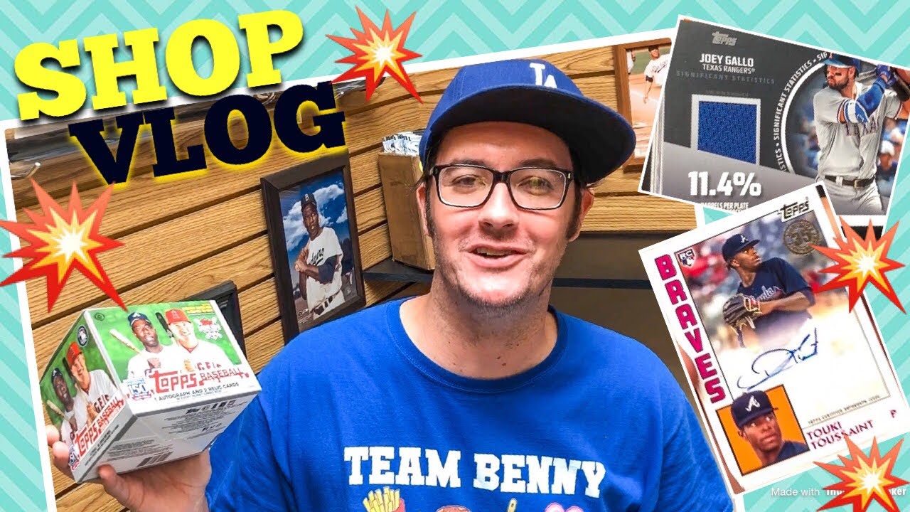 RIP PARTY BREAK!! Free Box Break for Local Collectors! &bull; Shop Vlog #15