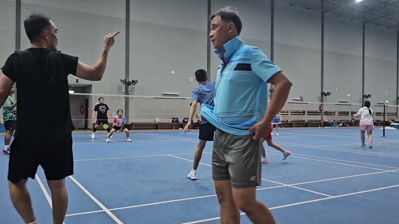 ตอนที่ 2  บอมมี่กับต้อม VS ศรกับกุ้งแห้ง 🏸🏸🏸🏸 22-2-2569