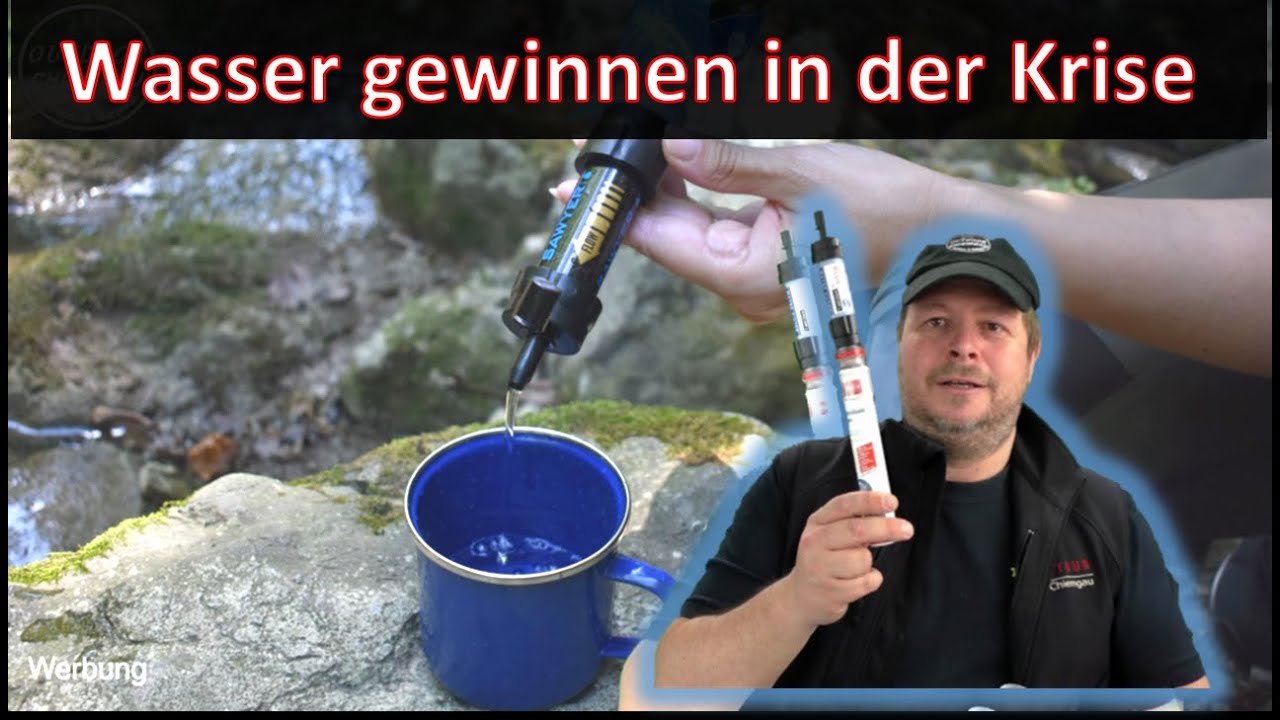 Blackout/Stromausfall Vorsorge Wassergewinnung  - im Haus, draußen, Filtern...Filter Selbstbau