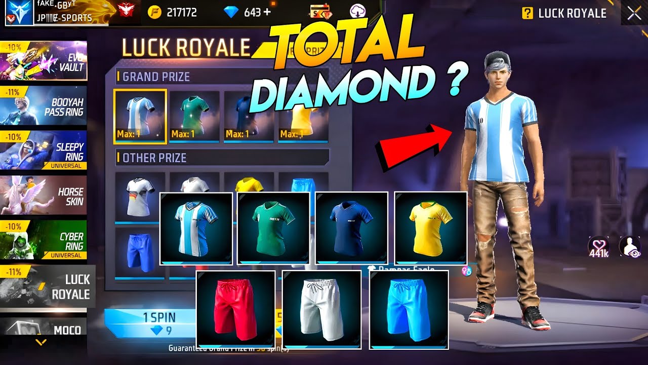 Jersey Royale Event Free Fire 🥳🤯| free fire new event | ff new event | new event free fire
