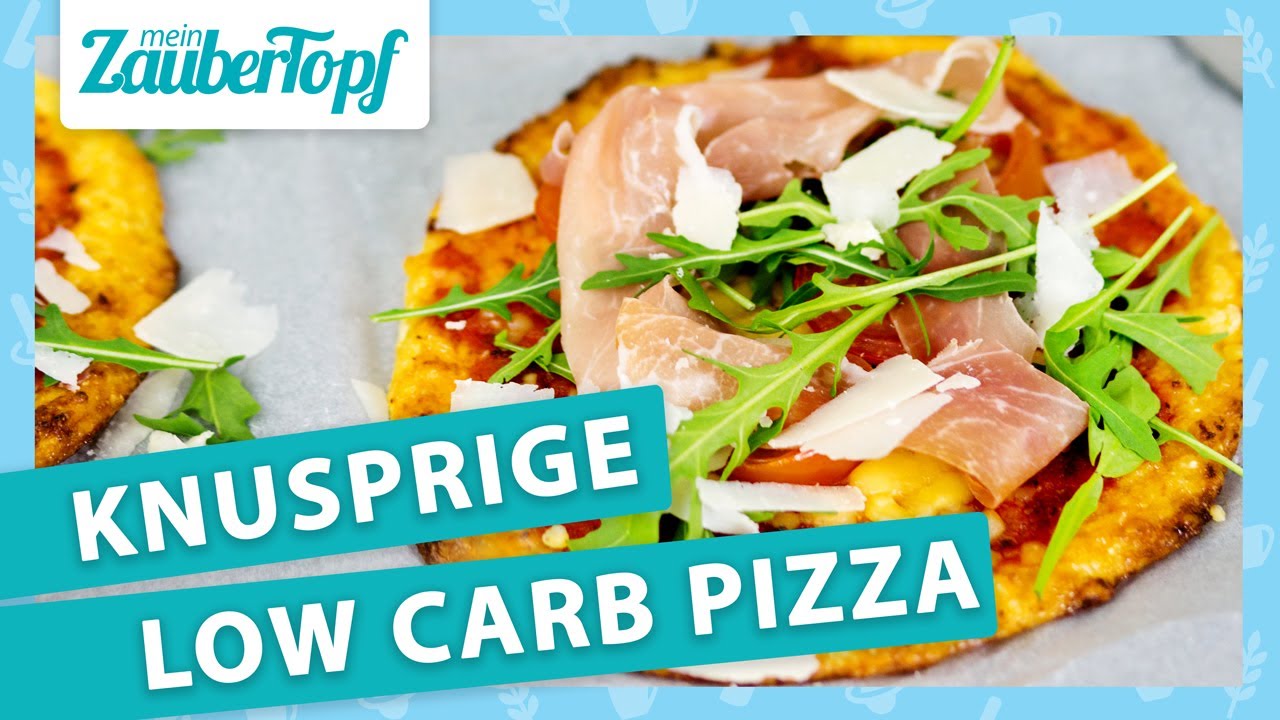 Low Carb aus dem Thermomix®: So gelingt knusprige Pizza!