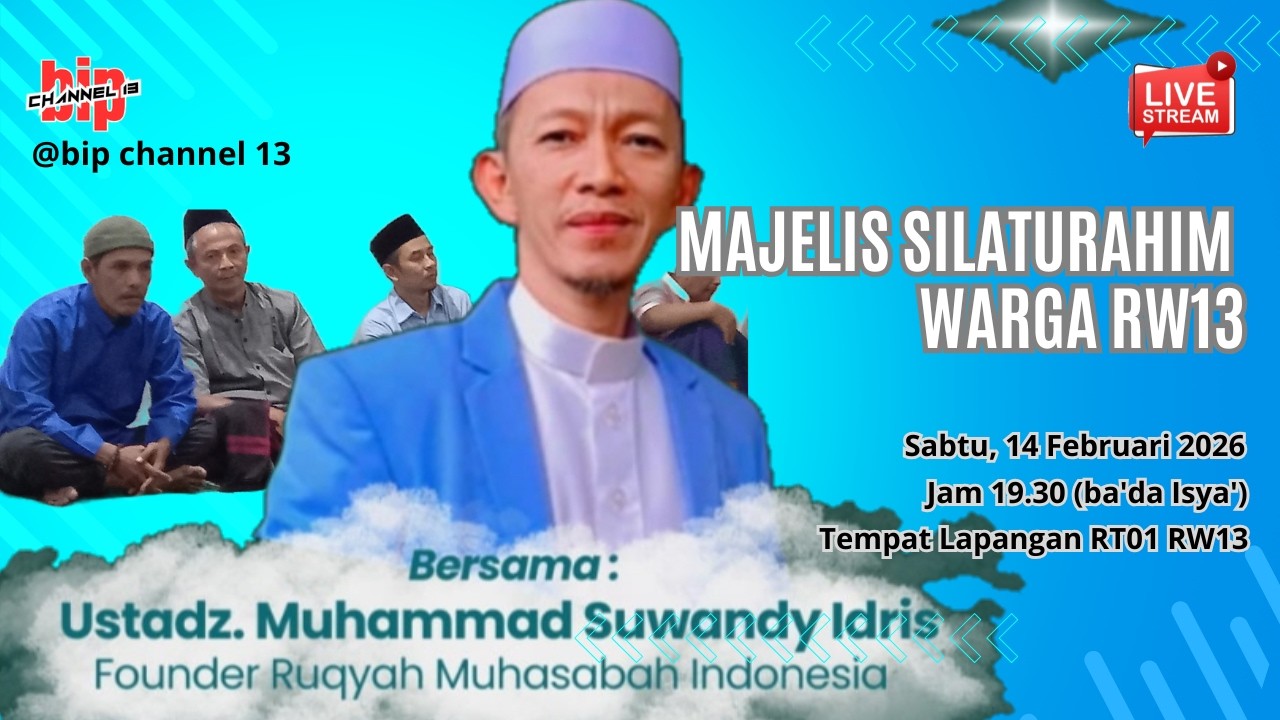 Majelis Silahturahim Warga RW13 Tawakufan bersama Ustdz.Muhammad Suwandi Idris