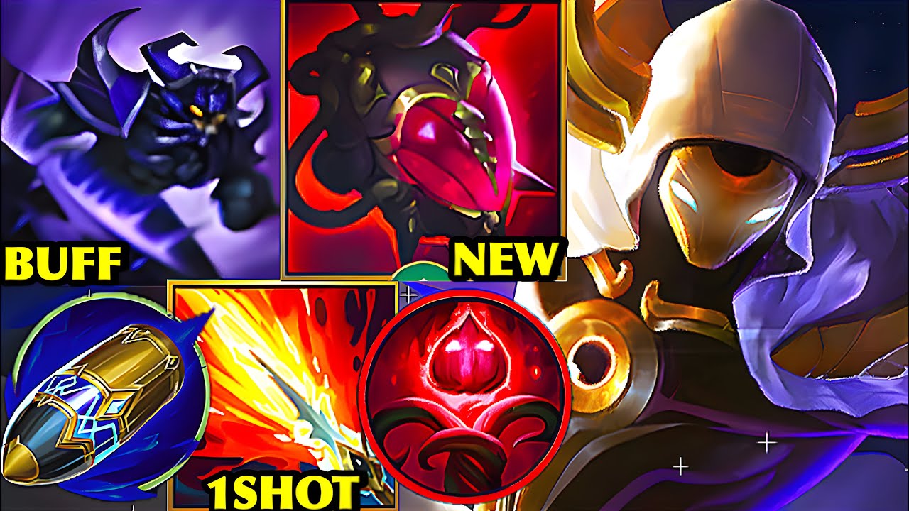 Wild Rift China Kassadin | 17KILL BUFFED & BROKEN OP!? NEW Malignance ONE SHOT KASSADIN Build Runes