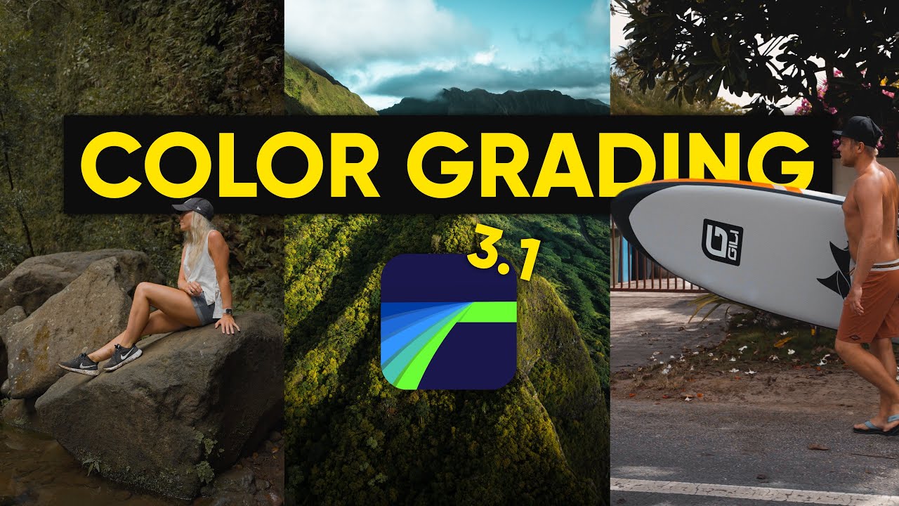 How I Color Grade Using SCOPES in LumaFusion / Moody Green Styles
