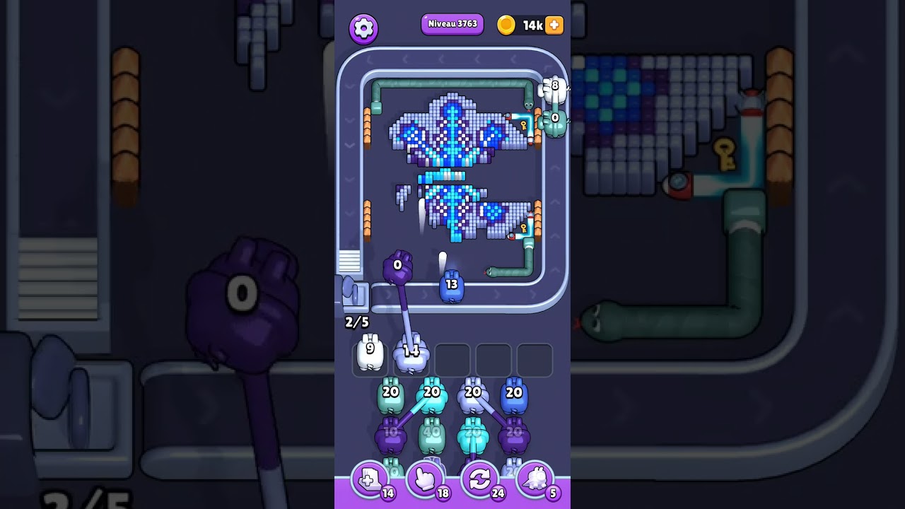 Pixel Flow Level 3783 Hard - The one with the snowflake 