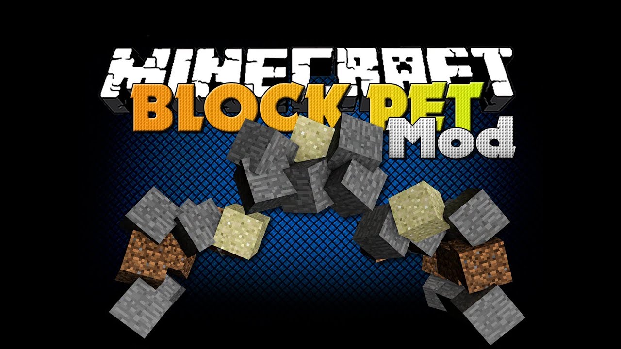 Minecraft Mod - Block Monster Pet Mod - New Pet That Destroys Stuff