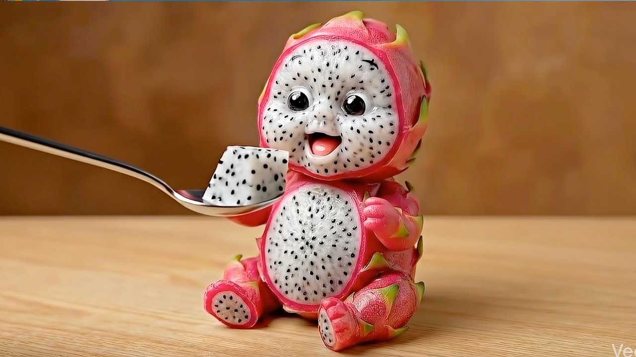 Cute Fruit Babies Eating Fruit | Oddly Satisfying AI