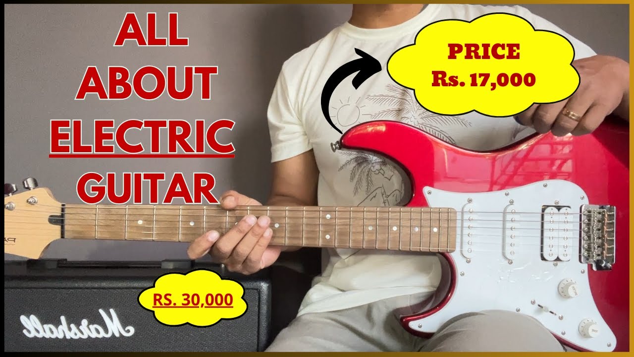First Electric Guitar Lessons For Beginners in HINDI | Price/Body Parts/Gadgets