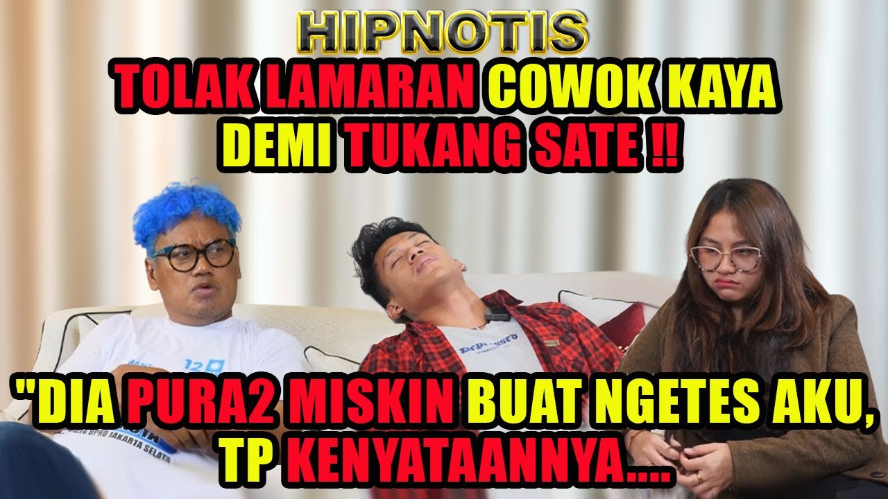 DIHIPNOTIS‼️ PURA2 KAYA DEMI PACARI TUKANG SATE‼️ 