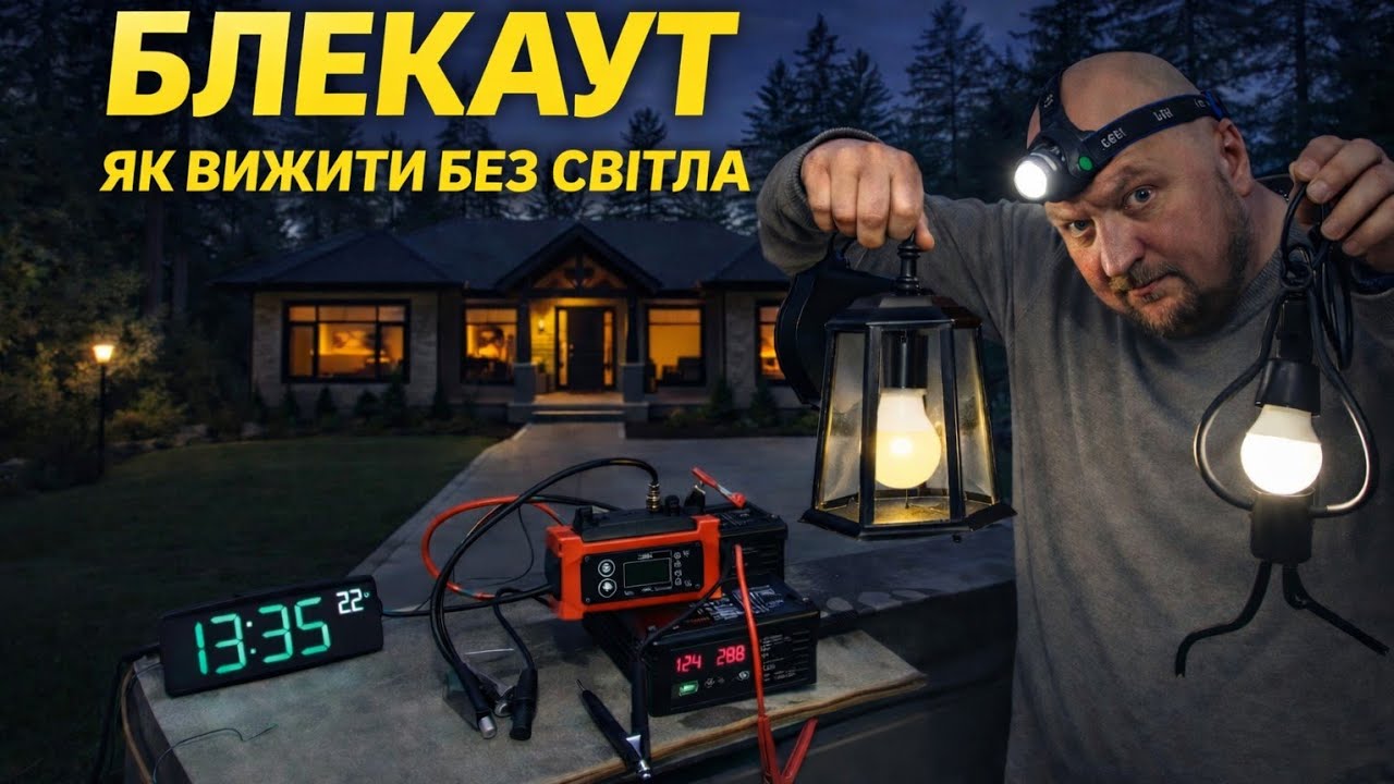 Вимкнення електроенергії . Чим , ми рятуємось !?
