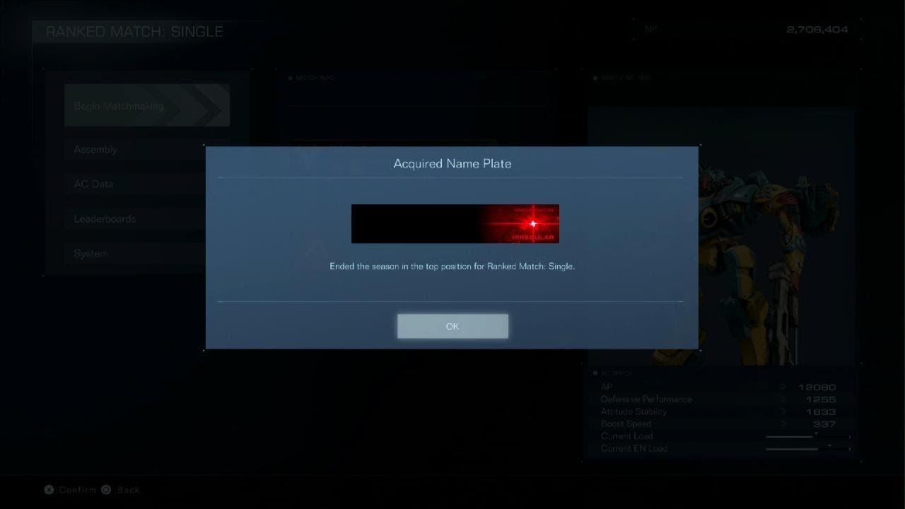AC6 Ranked PvP - The Final Day