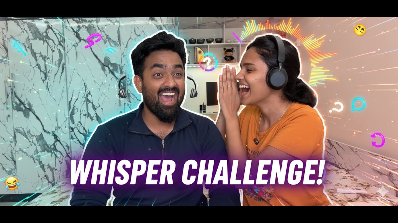 Whisper Challenge 😆 | Fun Couple Game | PanuWithShivani