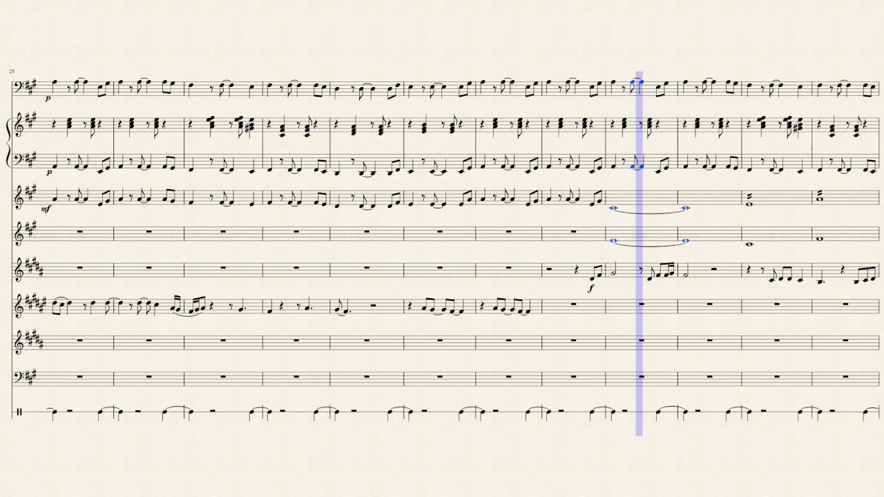 Stand By Me-Ben E King (score)